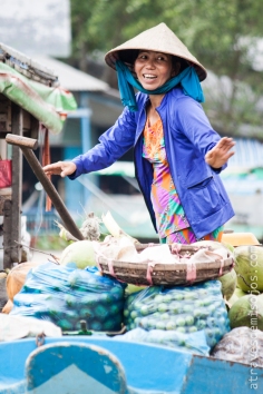 La vida en el Delta del Mekong, Vietnam.